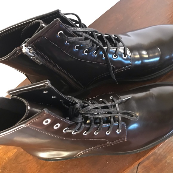 calvin klein keigan box leather boots